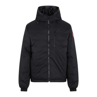 Canada Goose Winter Jackets, male, Black, Size: 2XL Black Lodge Hoody Down Jacket