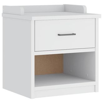 vidaXL Vidaxl - Banco De Recibidor Sandnes Madera Maciza Pino Blanco 45x40x50cm