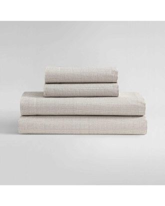 Calvin Klein Broken Grid Cotton Sheet Set