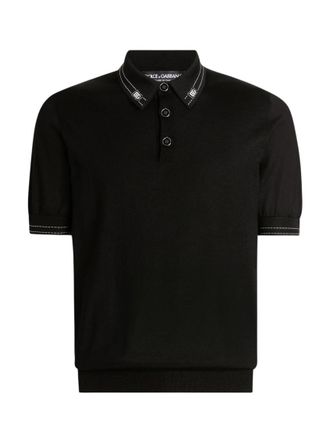 Dolce & Gabbana Black Logo Polo