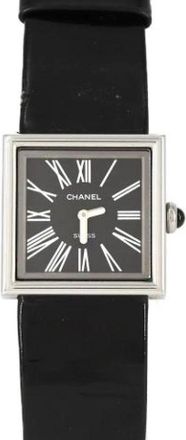 Chanel Pre-owned Vintage Polshorloge - Dames - Vintage Horloges - Zwart - ONE Size - Vintage