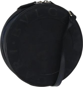 Bulgari Pre-owned Suede shoulder-bags - Dames - Vintage Schoudertas - Blauw - ONE Size - Su&egrave;de - Vintage