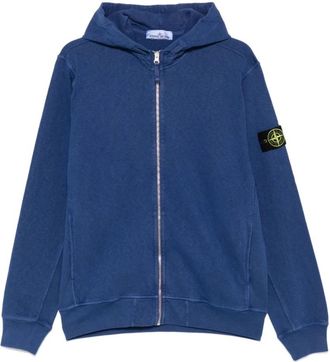 Stone Island Hoodies & sweatvesten, Heren, Blauw, S, Blauwe Sweaters voor Mannen