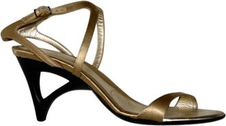 Hogan gold wedge heel sandals Size 39