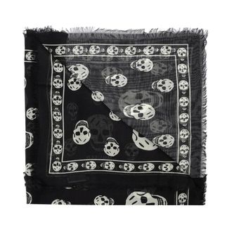 Alexander McQueen Alexander McQueen, Scarves, female, Black, Size: ONE SIZE Skull Scarf