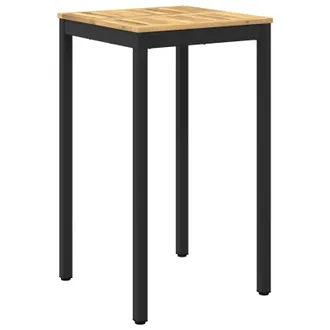 vidaXL Mesa De Bar Para Jard&iacute;n Blanco Y Negro 60 X 60,5 X 105 Cm Vidaxl