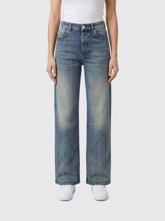 Diesel D-Sent Wide Leg Jeans in Denim