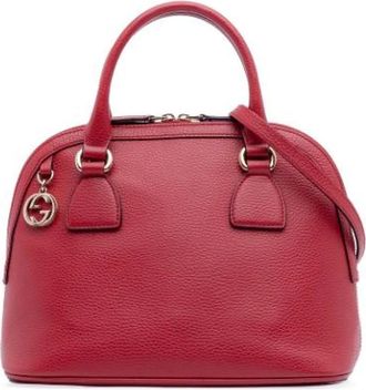 Gucci Pre-owned Handbags, female, Red, Size: ONE SIZE Pre-owned Vintage Handbag
