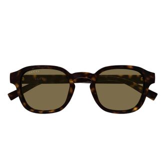 Gucci Sunglasses, unisex, Brown, Size: 49 MM Round Sunglasses