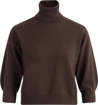 Max Mara Truien & Vesten, Dames, Bruin, M, Lange Gebreide Kleding