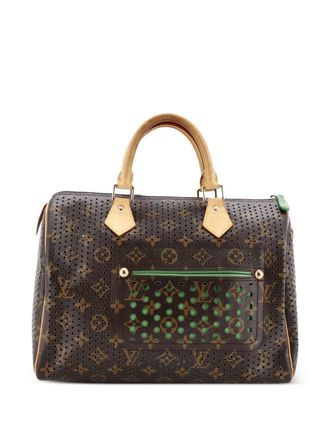 Louis Vuitton Speedy Handbag Perforated Monogram Canvas 30 satchel - Marrone
