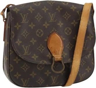 Louis Vuitton Pre-owned Cross Body Bags, female, Brown, Size: ONE SIZE Pre-owned Vintage Canvas Cross Body Bag
