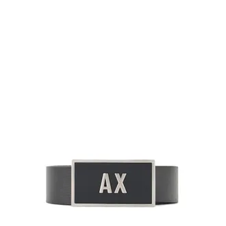 A|X Armani Exchange Accessoires, Heren, Zwart, ONE Size, Zwarte Riem Set 3 Stuks