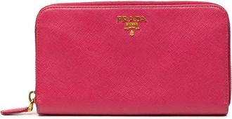 Prada Pink Leather Coin Purse/Coin Case (Pre-Owned)