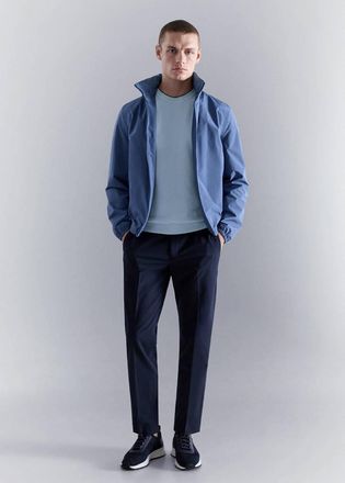 Mango Giacca tecnica waterproof blu elettrico - Uomo - XXL - MANGO MAN