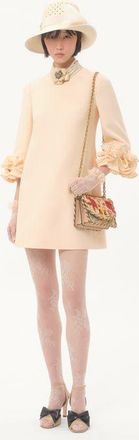 Valentino Abito Corto In Crepe Couture Donna BETULLA 36