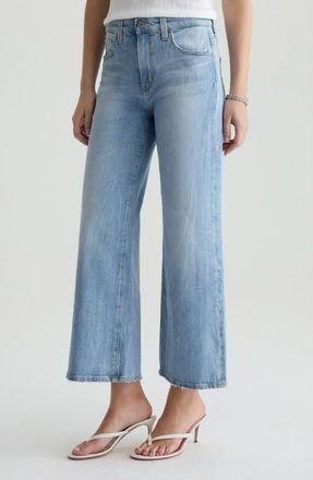 AG - Adriano Goldschmied Saige Ankle Wide Leg Jeans in Kings River at Nordstrom, Size 24