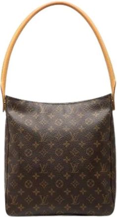 Louis Vuitton Pre-owned Shoulder Bags, female, Brown, Size: ONE SIZE Pre-owned Looping GM