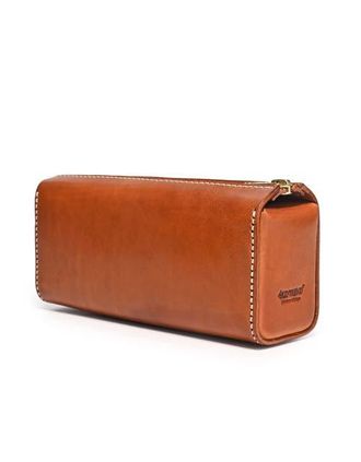 OLD TREND Portable Genuine Leather Utility Box in Caramel at Nordstrom