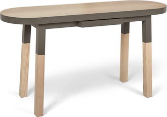 Mon Petit Meuble Français Mesa de escritorio de diseño 100% madera maciza - consola 140 cm