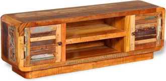 vidaXL vidaXL Mobile Porta TV in Legno Massello di Recupero 120x30x40 cm