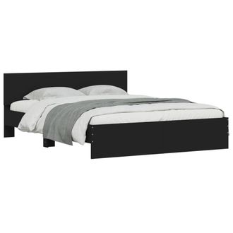 Berkfield Home Durable Bed Frame without Mattress Black 140x200 cm