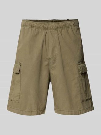 Review Cargoshorts mit elastischem Bund in Oliv, Gr&ouml;&szlig;e XS