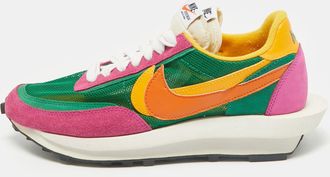 Nike Nike X Sacai Multicolor Leather And Mesh Ld Waffle Sneakers