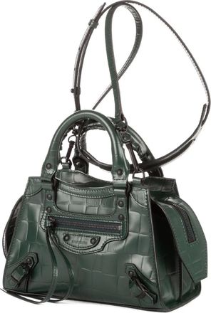 Balenciaga Borsa tote City mini - Verde