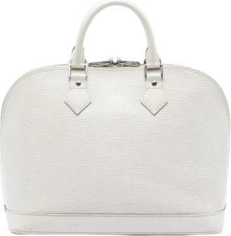 Louis Vuitton Pre-owned Handbags, female, White, Size: ONE SIZE Pre-owned Alma PM