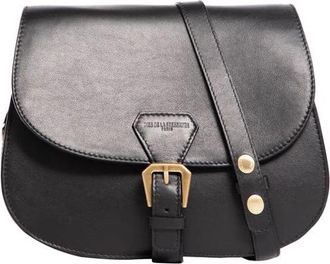 Ines De La Fressange Fl&acirc;neur Handtas - Dames - Schoudertassen - Zwart - ONE Size - Leer - Tassen