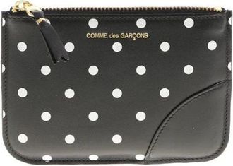 Comme Des Gar&ccedil;ons Clutches, female, Black, Size: ONE SIZE Small Pouch Polka Dot