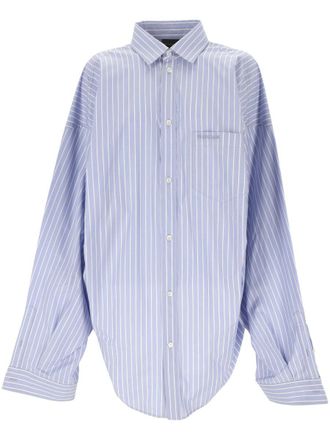Balenciaga Striped Cotton Shirt