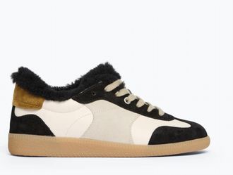 Freda Salvador Womens Jackie Leather Sneaker In Black