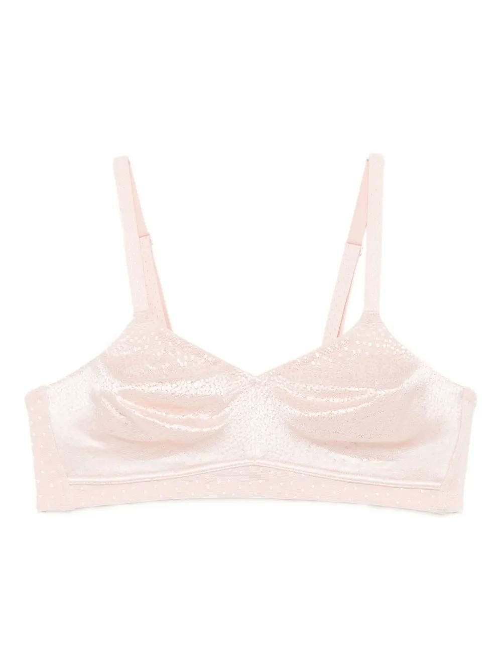 Reggiseno Wacoal Basic Beauty 32DD Ricamo Piume, Copertura Totale, Ferretto, Avorio, Nuovo