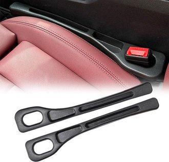 No Brand Organizador Para Asientos De Coche: 2 Cajas De Almacenamiento Para Asientos De Coche - Organizador Port&aacute;til Para Rellenar Huecos - Evita Que Los Objet