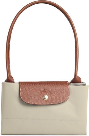 Longchamp L Borsa A Tracolla Le Pliage Original In Tela Riciclata Grigio Verde