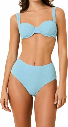 Solid & Striped Lilo Bikini In Cloud Terry