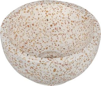 Differnz River waskom - 23x23x12cm - terrazzo beige