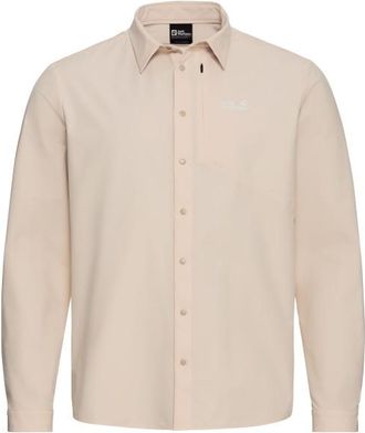 Jack Wolfskin Prelight Suncool L/S Shirt Hemd f&uuml;r Herren | beige