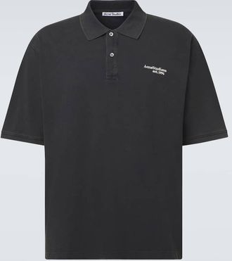 Acne Studios Cotton piqu&eacute; polo shirt
