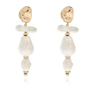 Cult Gaia Earrings, female, White, Size: ONE SIZE Fabbie Clip-On Earrings