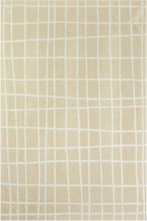 Novatrend Alfombra moderna de tejido plano beige 200x280 cm
