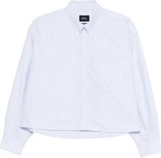 A.P.C. Camicia Sophia a righe - Bianco