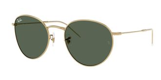 Ray-Ban Round Reverse Dark Green Oval Unisex Sunglasses RBR0103S 001/VR 53