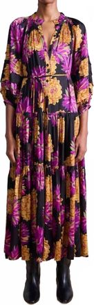 Apiece Apart Noto Maxi Dress In Pom Floral