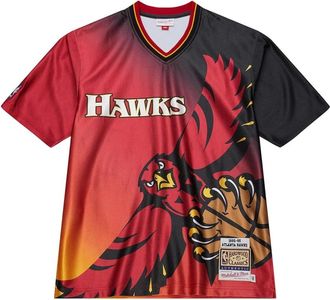 Mitchell & Ness 1995-1996 Atlanta Hawks Schiettrui - Heren - Fitness - Rood - M - Fitness