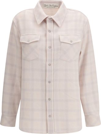 God's True Cashmere Womens Shirt Clarity Blush Cashmere