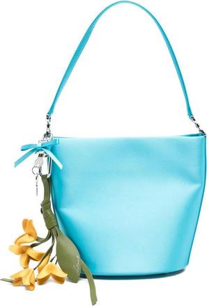Self Portrait Flower-charm Bucket Bag
