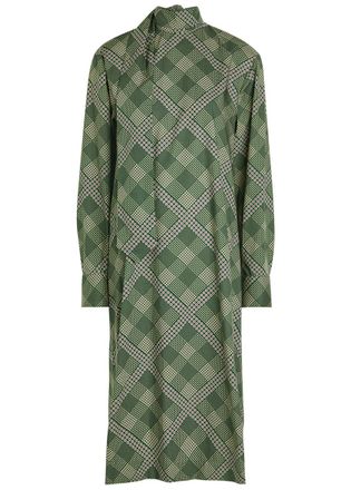 Dries Van Noten Doddy Printed Cotton-poplin Midi Dress - Multicoloured 1 - M (UK12 / M)